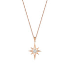 0.04 Carat Diamond Trend Star Necklace