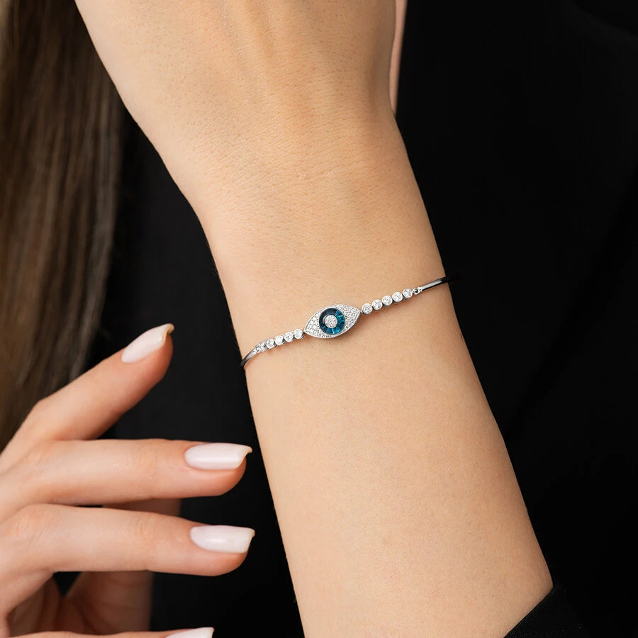 0.35 Carat Diamond Eye Bangle