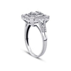 0.67 Carat Diamond Baguette Ring
