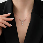 0.48 Carat Diamond Pear Necklace