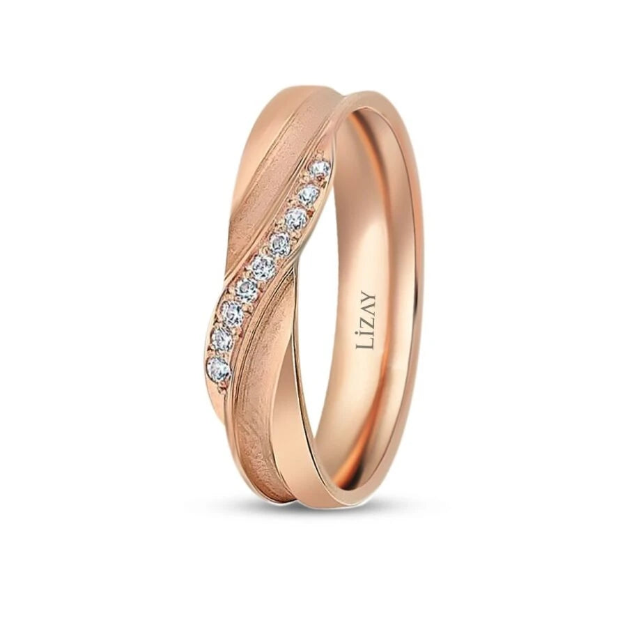 Rose Gold Wedding Band