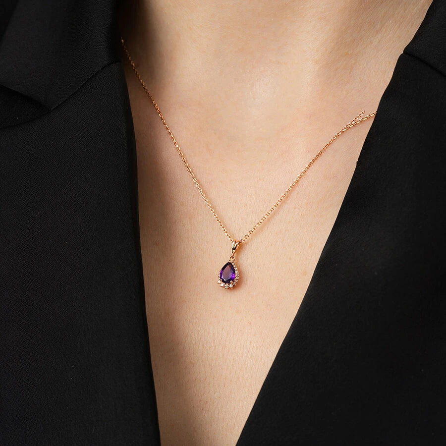 2.45 Carat Diamond Amethyst Set