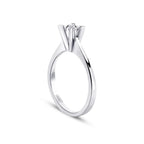 0.15 Carat Diamond Round Solitaire Engagement Ring