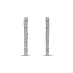 1.63 Carat Diamond Tennis Earrings