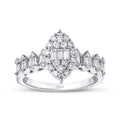 0.80 Carat Diamond Baguette Ring