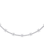 4.88 Carat Diamond Flower Neckband