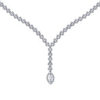 Gold Marquise Tennis Neckband