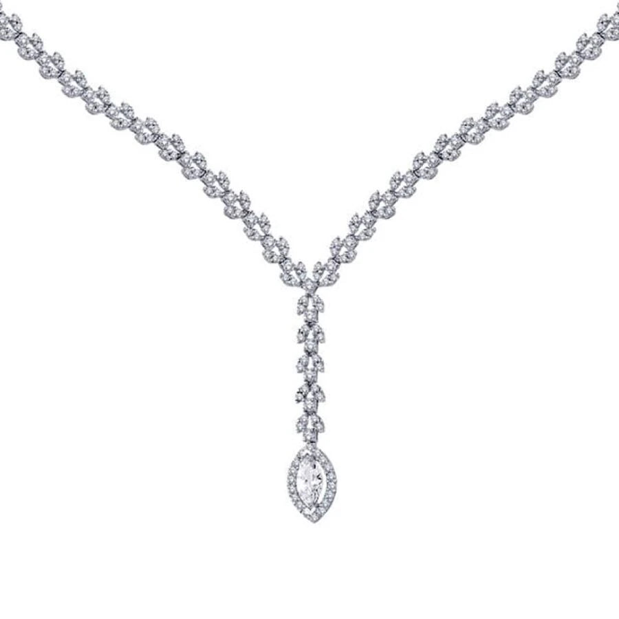Gold Marquise Tennis Neckband