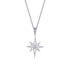0.04 Carat Diamond Star Necklace