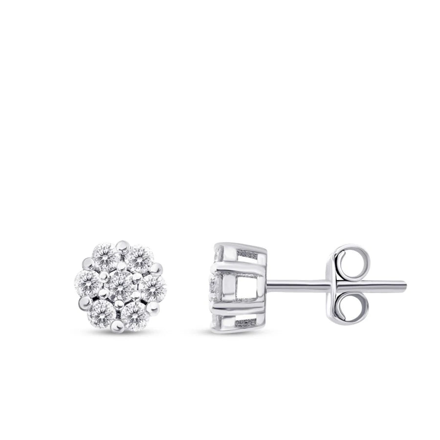 0.88 Carat Diamond Trend Flower Set