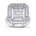 0.79 Carat Diamond Baguette Ring