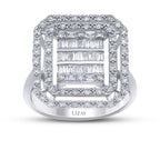 0.79 Carat Diamond Baguette Ring