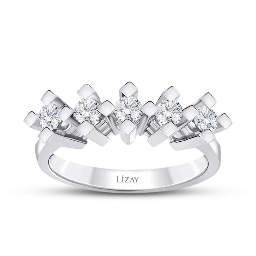 0.90 Carat Diamond Five-Stone Ring