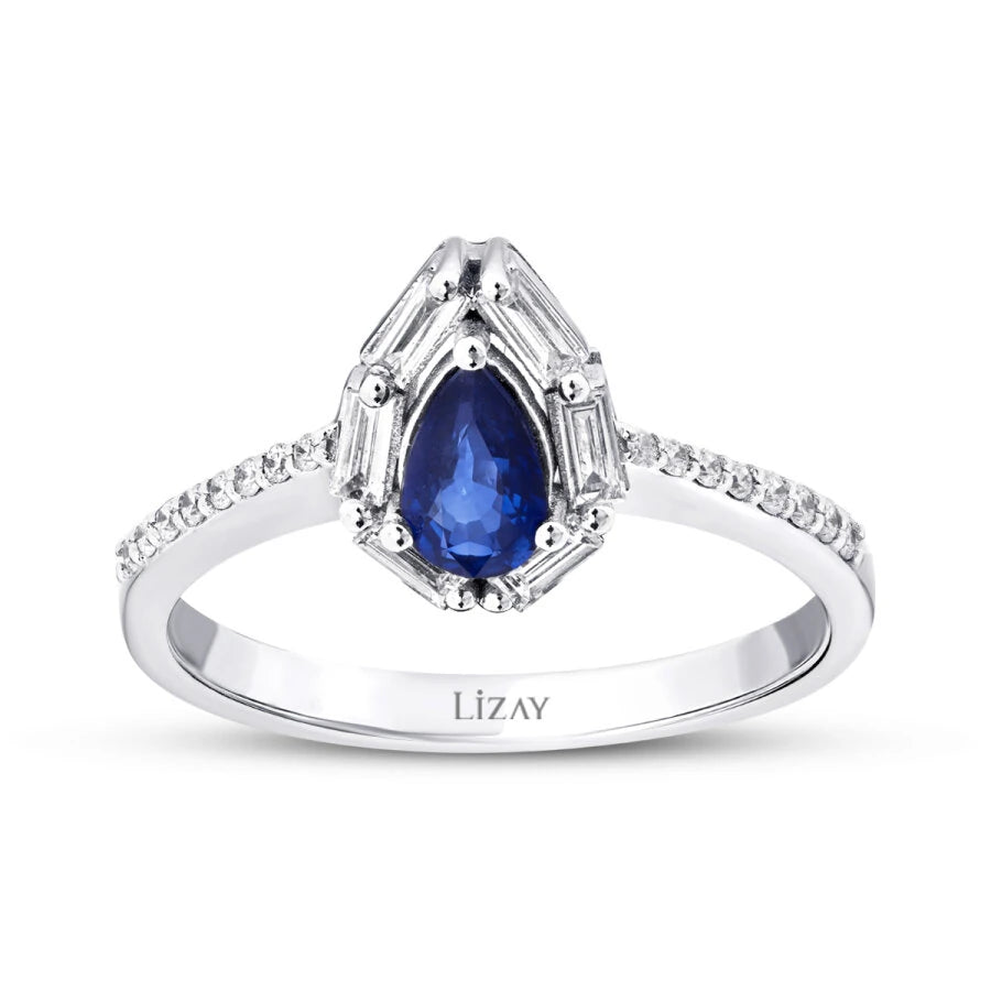 3.00 Carat Diamond Sapphire Set