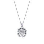 0.17 Carat Diamond Round Necklace