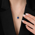 8.56 Carat Diamond Sapphire Set