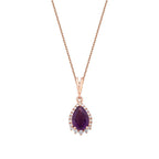 2.45 Carat Diamond Amethyst Set