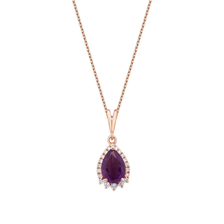 2.45 Carat Diamond Amethyst Set