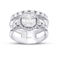1.09 Carat Diamond Baguette Ring