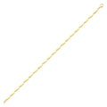 Gold Twist Chain Men’s Bracelet