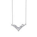 0.43 Carat Diamond Baguette Necklace