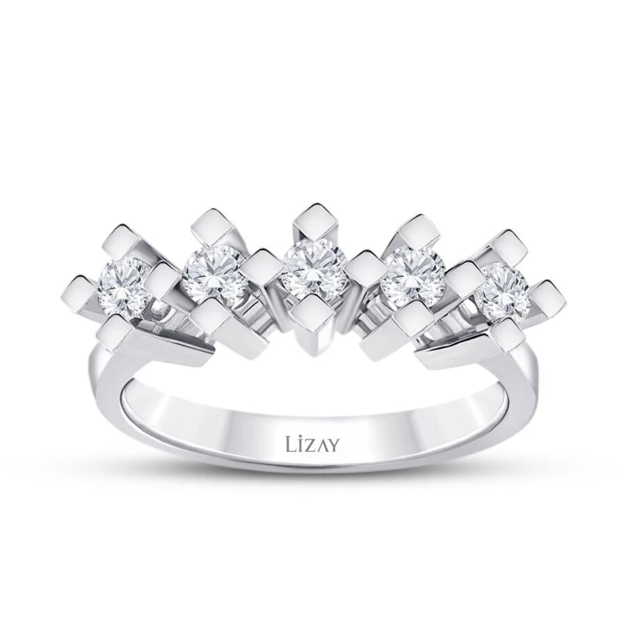 0.80 Carat Diamond Five-Stone Ring