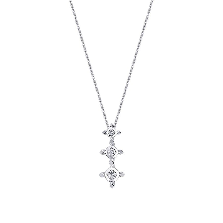 0.10 Carat Diamond Tria Necklace