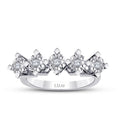1.00 Carat Diamond-Effect Five-Stone Ring