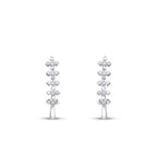 0.29 Carat Diamond Five-Stone Earrings