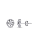 0.34 Carat Diamond Round Earrings