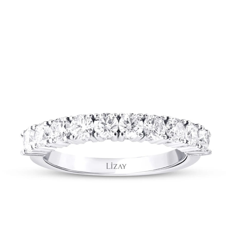 1.01 Carat Diamond Half-Eternity Ring