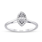 0.21 Carat Diamond Pear Baguette Set