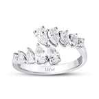 1.08 Carat Diamond Pear Ring