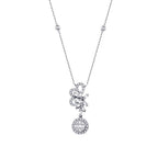 0.53 Carat Diamond Baguette Necklace
