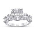 1.14 Carat Diamond Baguette Ring