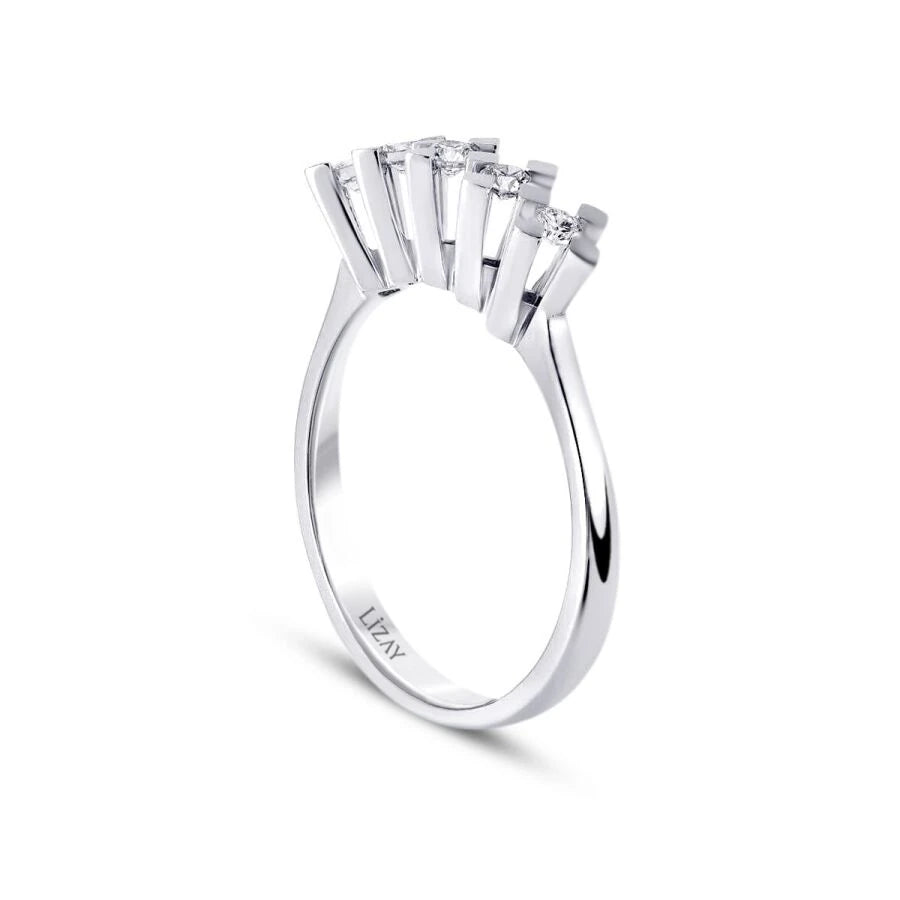 0.20 Carat Diamond Five-Stone Ring