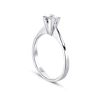 0.10 Carat Diamond Round Solitaire Engagement Ring