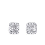 0.36 Carat Diamond Baguette Earrings