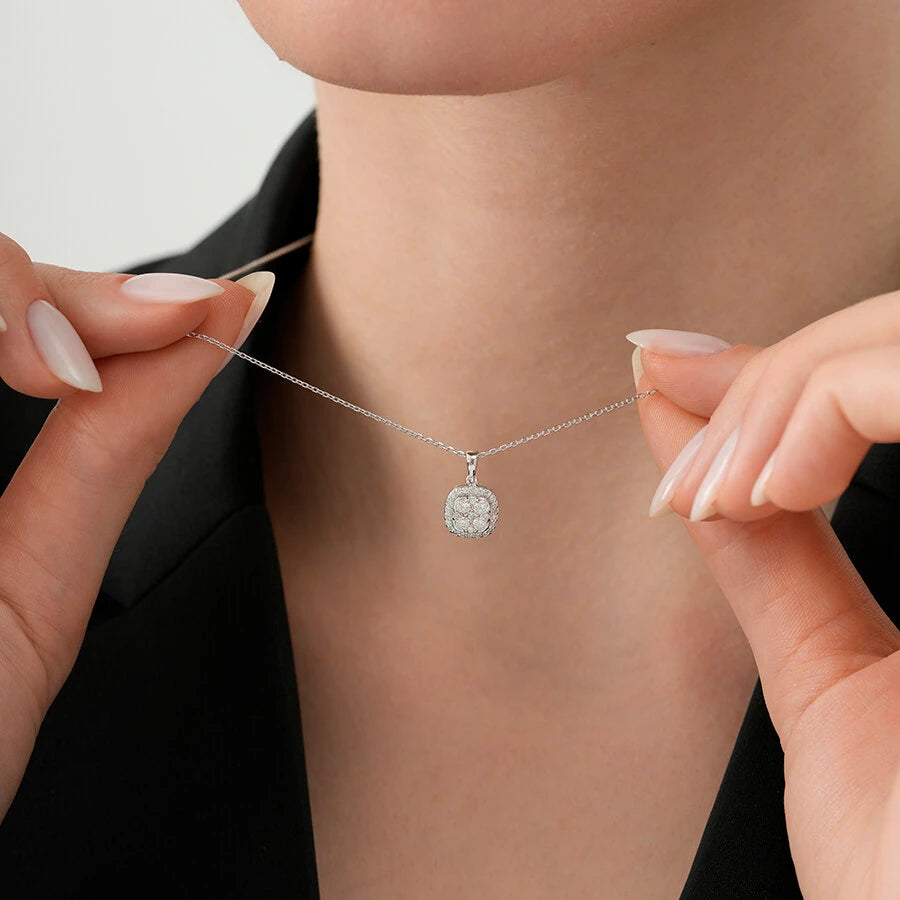 0.28 Carat Diamond Trend Necklace