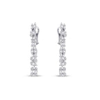 2.01 Carat Diamond Baguette Earrings