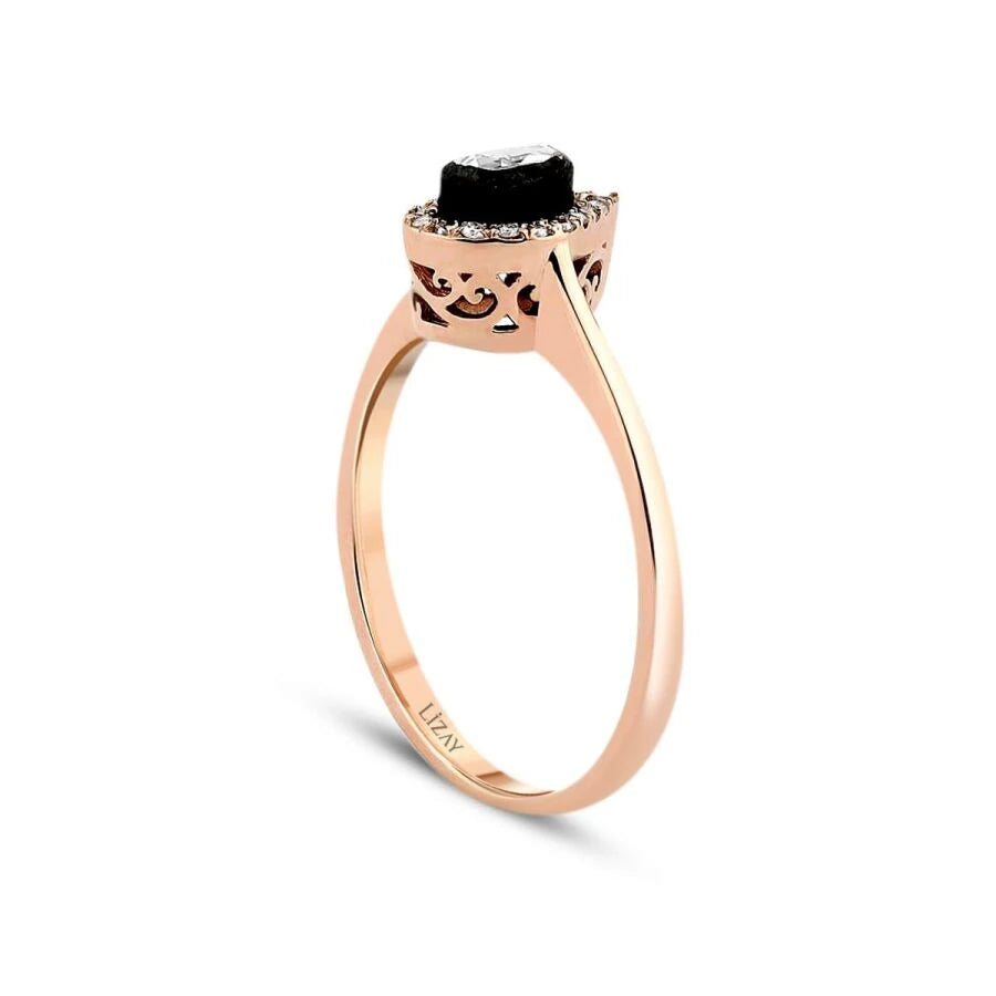 0.21 Carat Diamond Pear Solitaire Engagement Ring