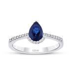 3.09 Carat Diamond Sapphire Set