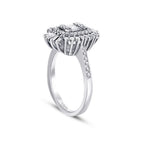 0.67 Carat Diamond Baguette Ring