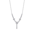 0.22 Carat Diamond Flower Necklace