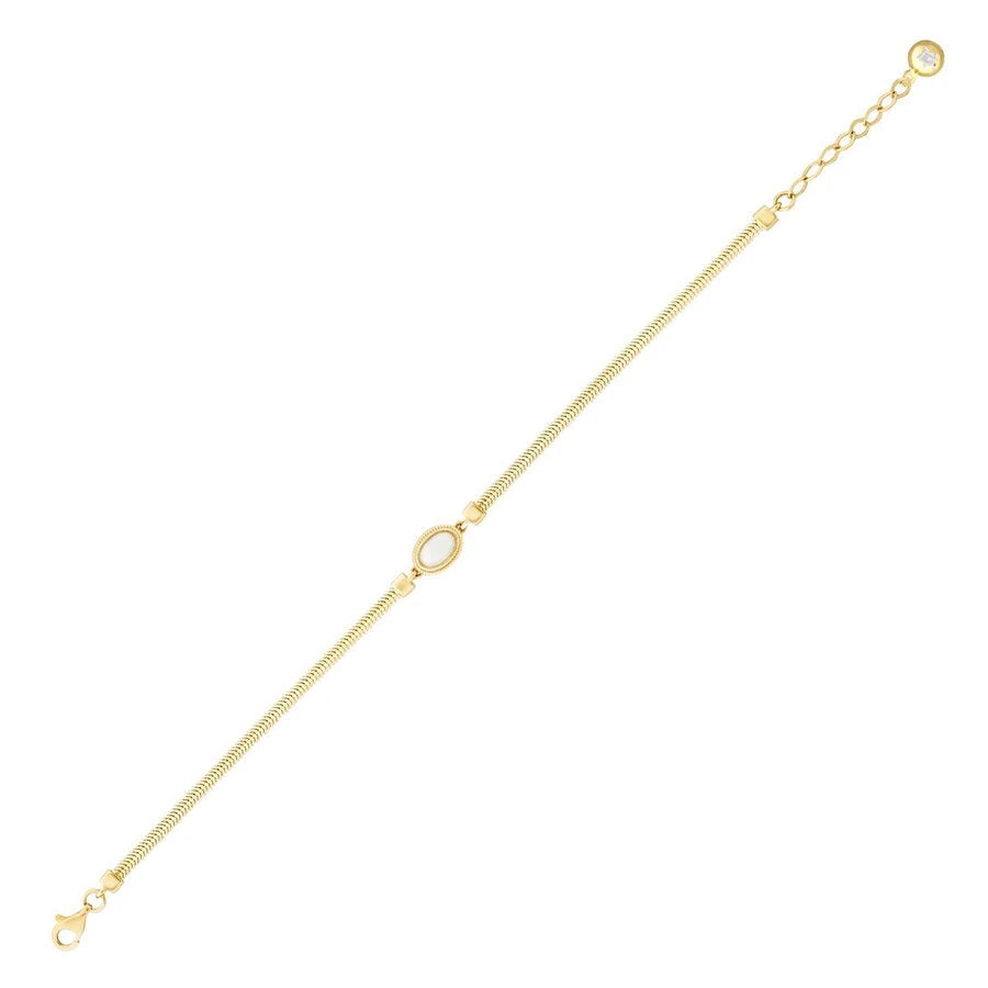 Gold Opal Stone Bracelet
