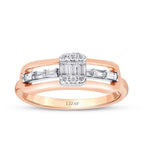 0.34 Carat Diamond Baguette Ring