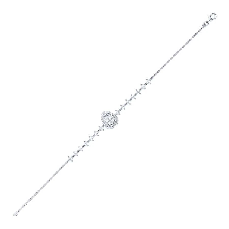 Gold Trend Sequential Solitaire Bracelet