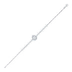 Gold Trend Sequential Solitaire Bracelet