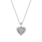 0.40 Carat Diamond Baguette Heart Set