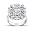 0.93 Carat Diamond Baguette Ring